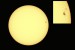 Sluneční skvrny 2. Foceno AS 100/1000, projekce za okulárem, 28.10.2014