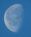 Měsíc - denní snímek, stáří 20. den. Foceno 8.9.2020.