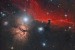 NGC2024 Plamínek, B33 Koňská hlava v souhvězdí Orion. Foceno 28.2.2022